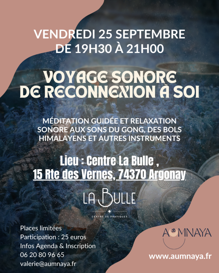 Voyage sonore – Reconnexion à soi
